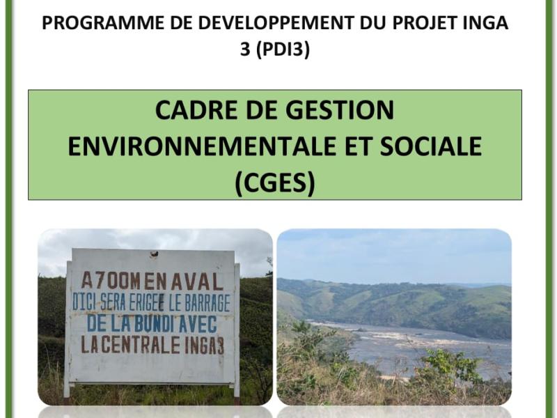 Publication par l’ADPI-RDC du premier draft du Cadre de gestion environnemental et social au Kongo Central